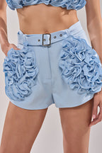 Women's 3d Floral Cropped Camisole Vacation Top Or Floral Loose Fit Cropped Trousers