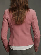 Vintage Double-Breasted Suede Embroidery Jacket
