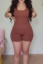 Women's Casual Backless Bodysuit