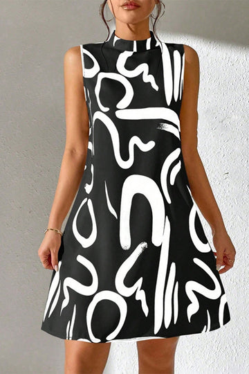Women's Vest Printed Casual Dress