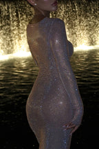 Women's Sparkling Rhinestone Party Dress