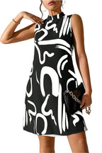 Women's Vest Printed Casual Dress