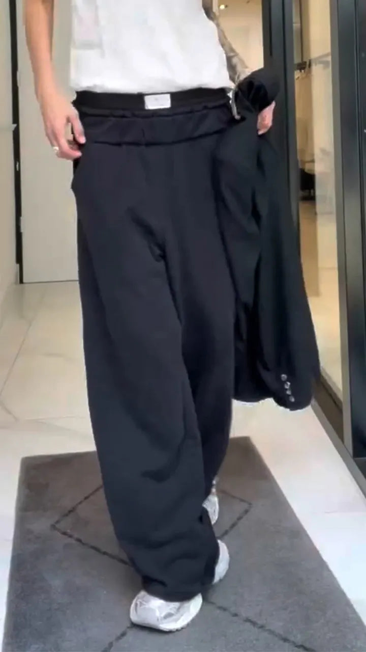 Women Lapel Jacket + Pants Solid Color Temperament Commuter Set