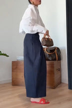 Women's Fashion Balloon Hem Blouse or Loose Pants