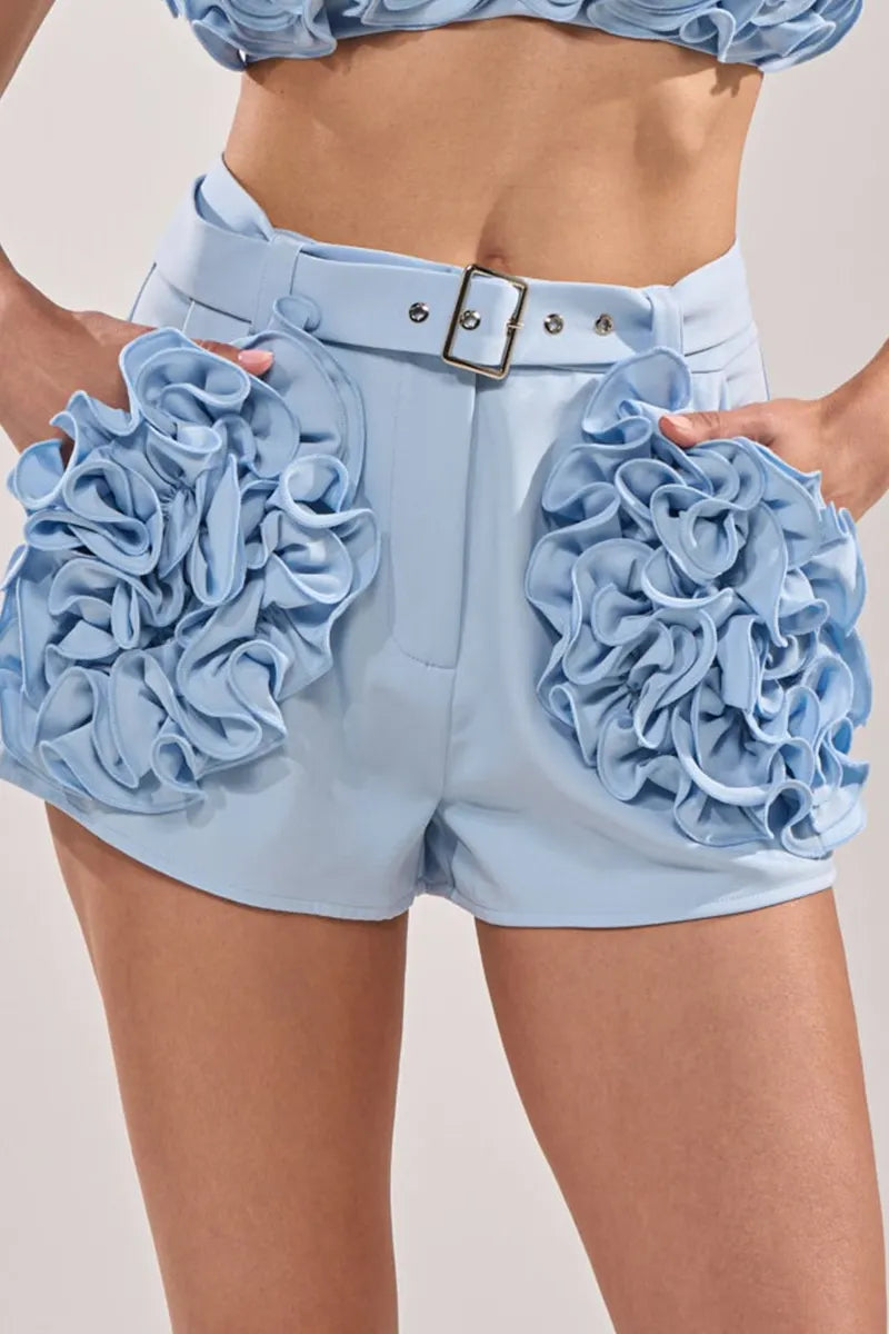 Women's 3d Floral Cropped Camisole Vacation Top Or Floral Loose Fit Cropped Trousers