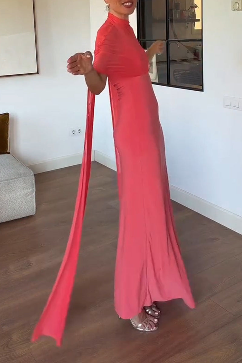 Women's Elegant Mesh Cover Up Dress Set