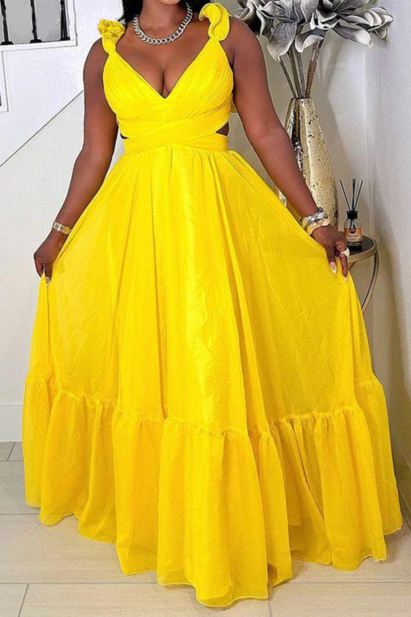 Women's Backless Long Party Dress