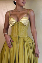 Women's Elegant Thin Strap Slim Vest or A Line Skirt