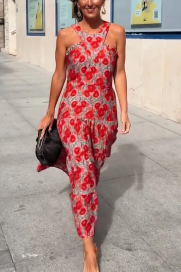 Women Off Shoulder Printed Elegant Casual Maxi Dresses
