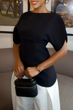 Women's Simple Commuter Silhouette Top or Barrel Pants