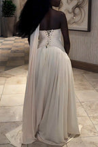 Women Waist Cinched Long Evening Party Style Dress