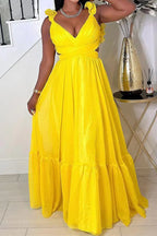 Women's Backless Long Party Dress