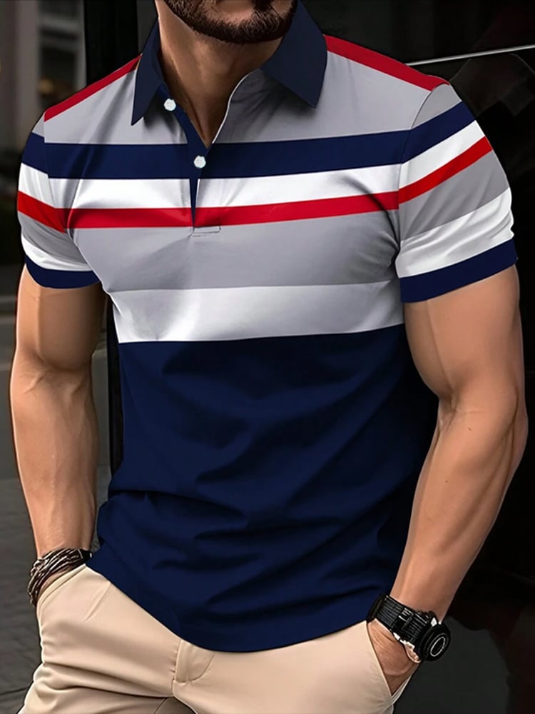 Men's Casual Business Fashion Polo Shirts