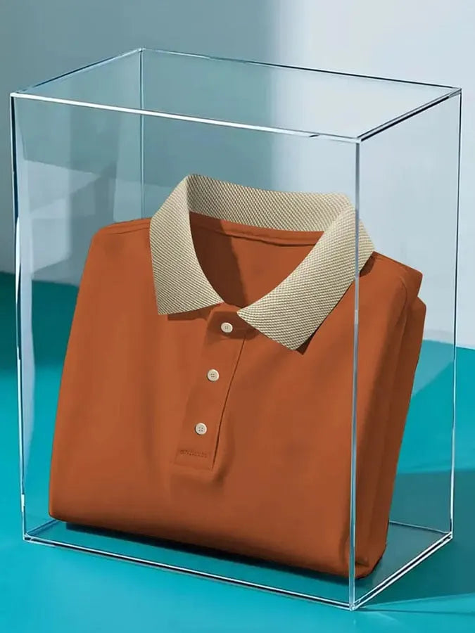 Men'S Casual Classic Contrast Pattern Short-Sleeved Polo Shirt