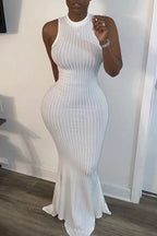 Women's Sleeveless Bodycon Maxi Party Dress