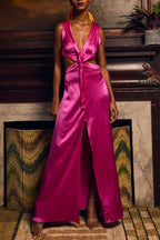 Women's Elegant High Slit Sexy Evening Gown