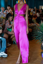 Women's Elegant High Slit Sexy Evening Gown