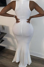 Women's Sleeveless Bodycon Maxi Party Dress