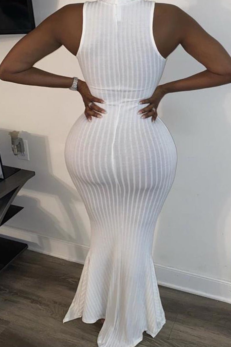 Women's Sleeveless Bodycon Maxi Party Dress