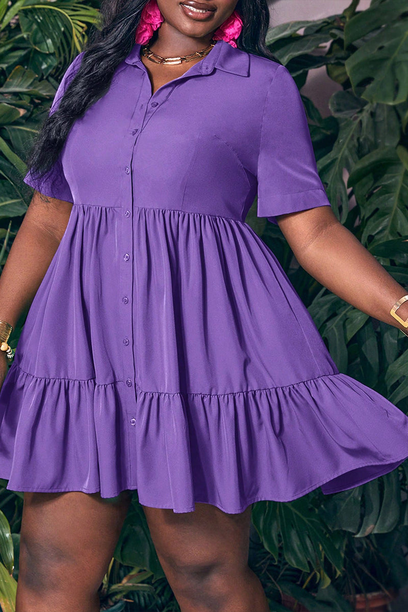 Women's Summer Casual Dress With Standard Shoulder, Cinched Waist Design And Round Neck Hem