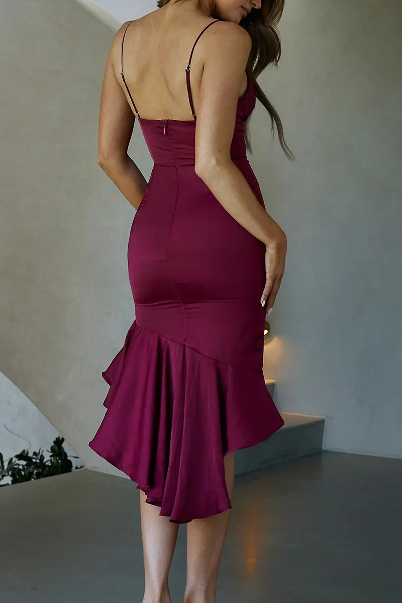 Women's Strappy Long Hemline Party Dress